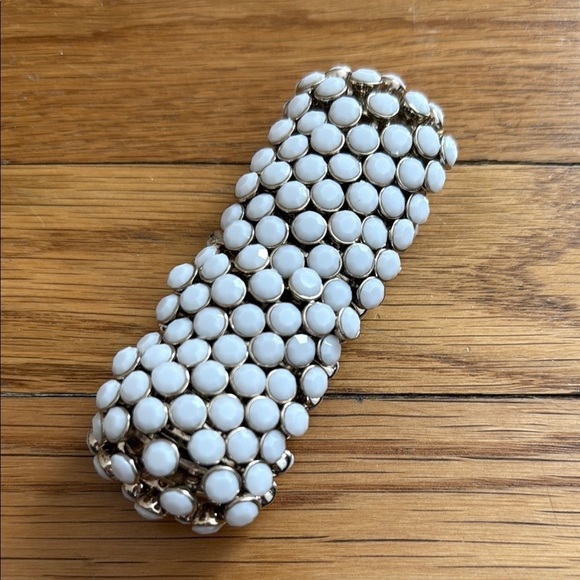 Black White Silver Bracelets Cuff - Picture 2 of 5